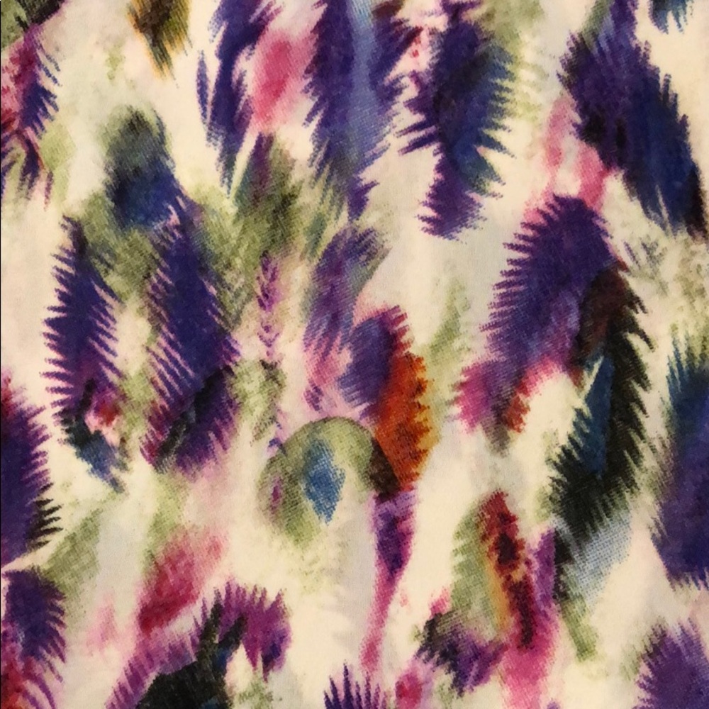 Cabi Colorful Feather Pattern Blouse - image 4